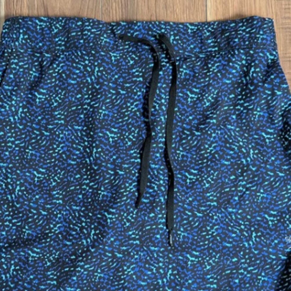 SPEEDO Skort Skirt for Beach, Pool, Walking-M, Blue/Black-NEW Clearance!